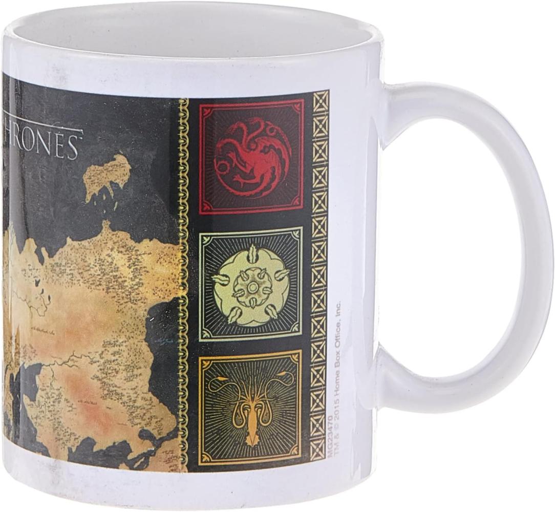 Pyramid International MG23470 Game of Thrones Map Keramikbecher, mehrfarbig, 8,5 x 12 x 10,5 cm Bild 1