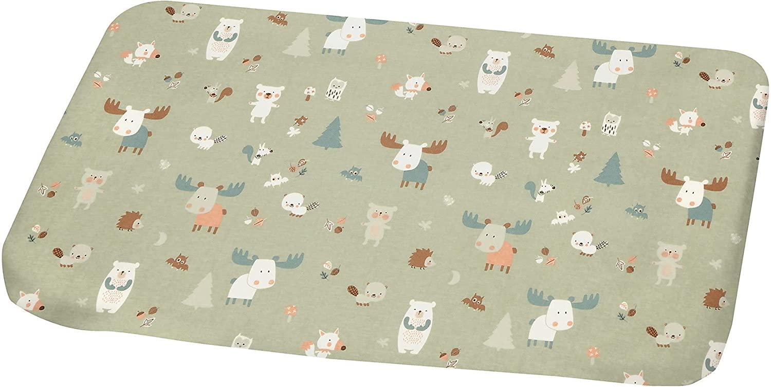 Set = Wickelauflage + Bezug Baby Forest, 70x85 Bild 1