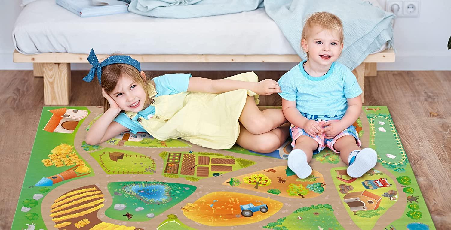 spielmatte Farm Roll Over junior 100x150 cm PVC Bild 1