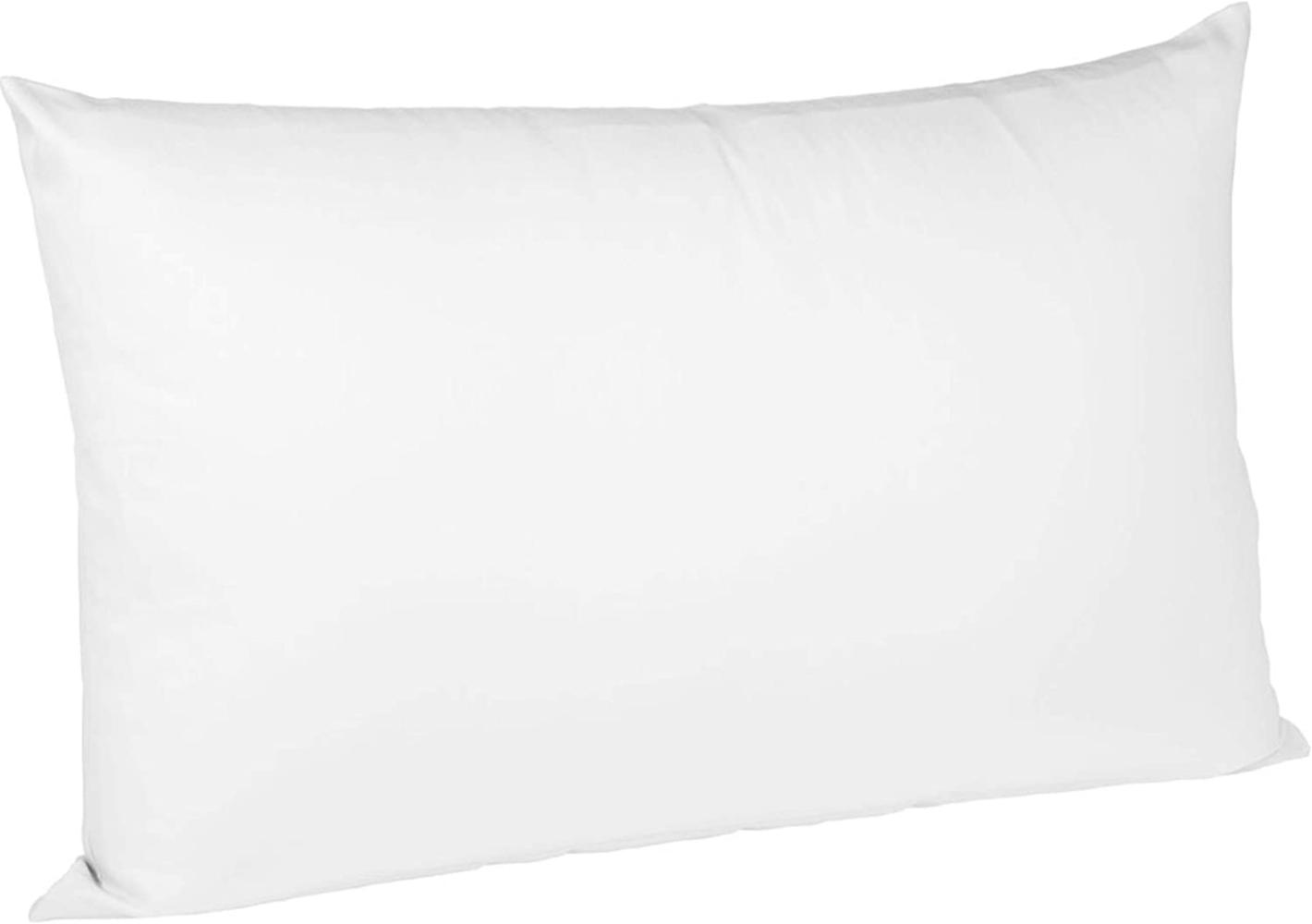 Fleuresse Interlock-Jersey-Kissenbezug uni colours weiß 1000 Größe 40x60 cm Bild 1