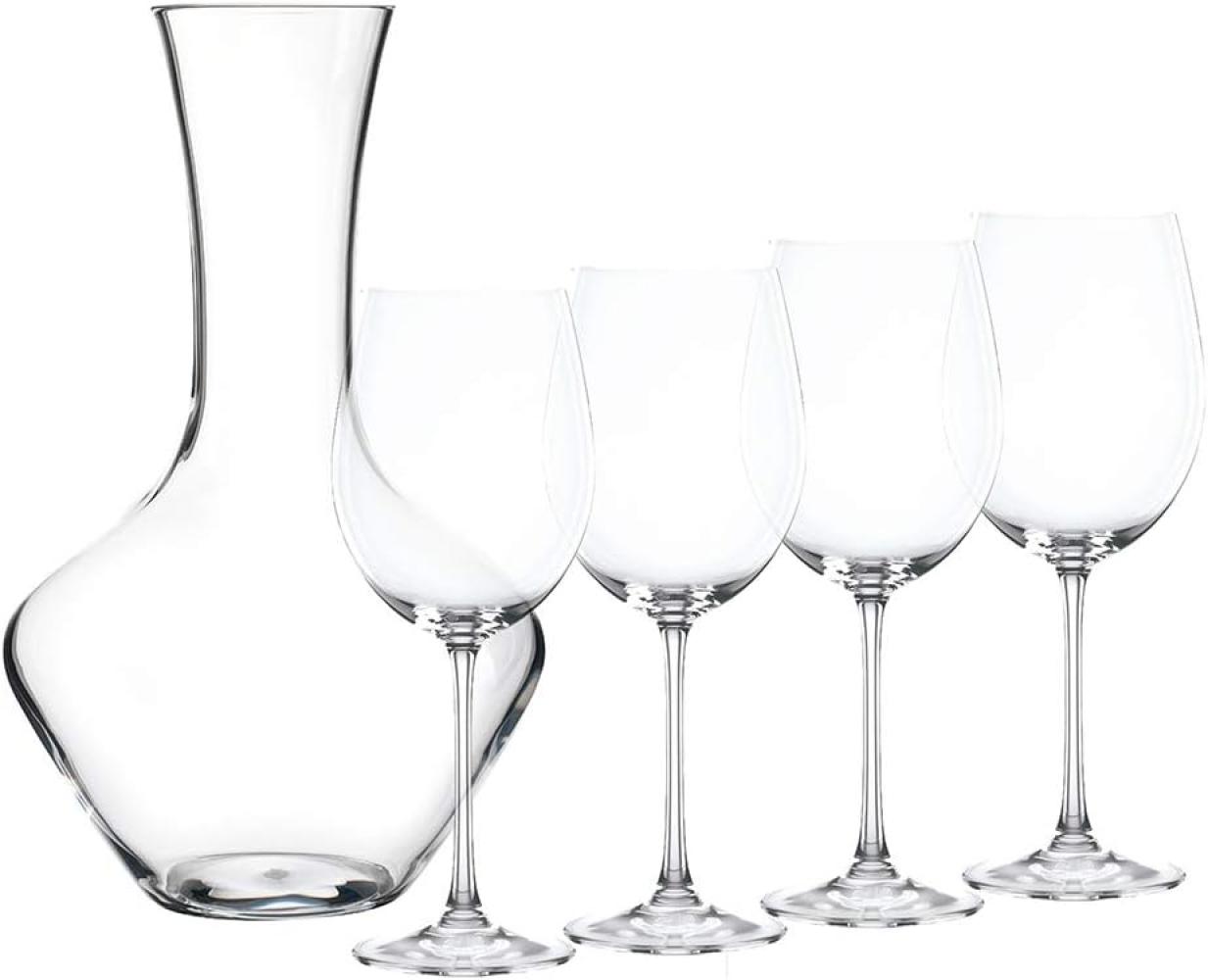 Nachtmann Vivendi Premium Dekantier Set, 5-tlg, Karaffe und Rotweingläser, Kristallglas, 0093605-0 Bild 1