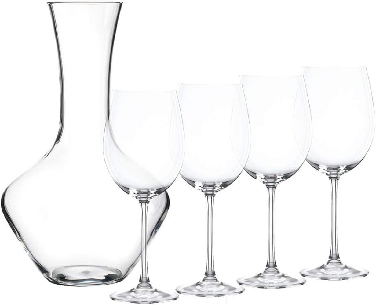 Nachtmann Vivendi Premium Dekantier Set, 5-tlg, Karaffe und Rotweingläser, Kristallglas, 0093605-0 Bild 1