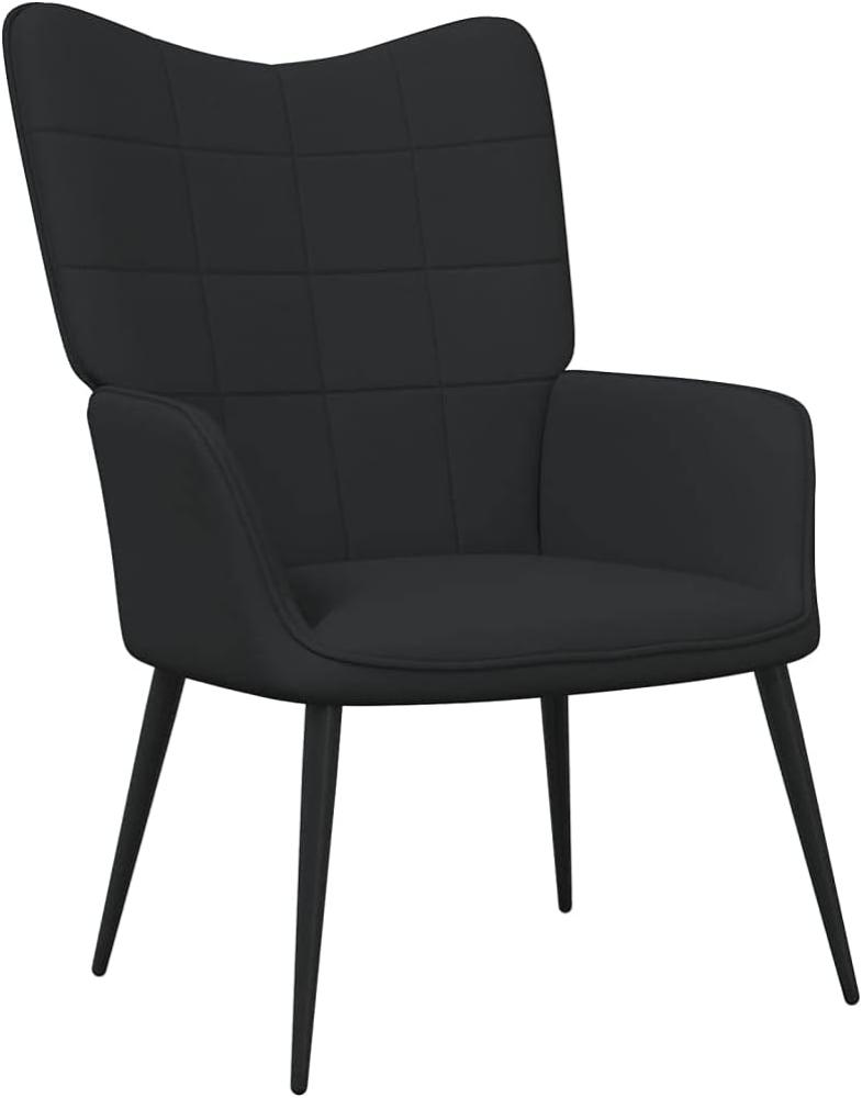 vidaXL Relaxsessel Schwarz Stoff [327947] Bild 1