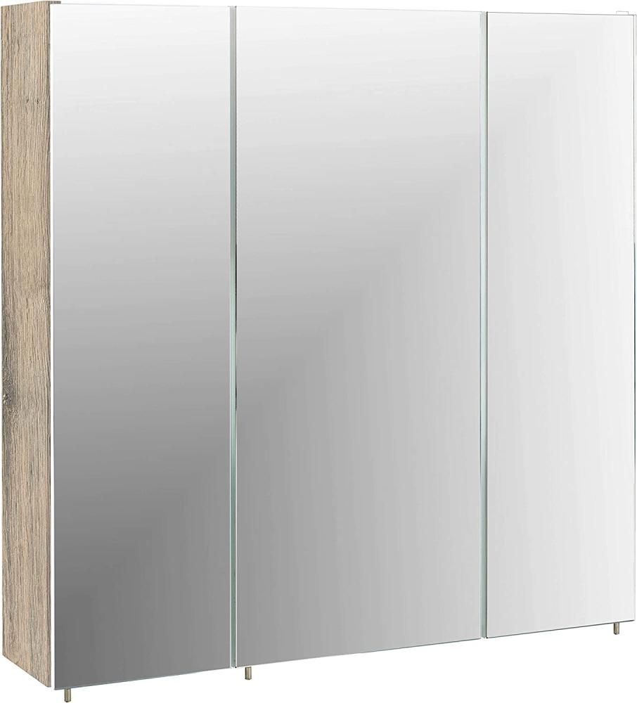 Schildmeyer Trient Spiegelschrank, Holzdekor, wildeiche Dekor, 71 x 70 x 16 cm Bild 1