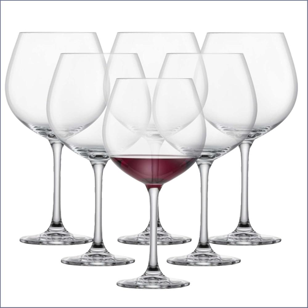 Schott Zwiesel BURGUNDER CLASSICO 140 Rotweinglas, Glas, transparent, 37. 4 x 25. 3 x 24. 5 cm, 6-Einheiten Bild 1