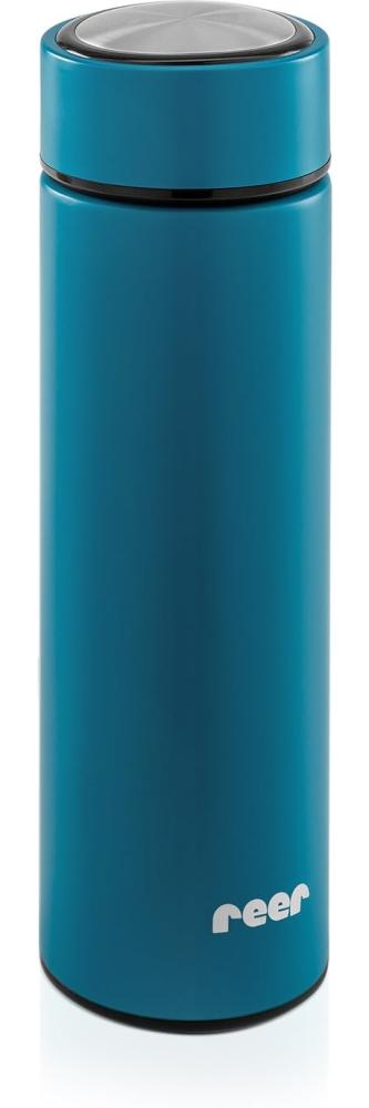 ColourDesign Edelstahl-Isolierflasche 450 ml Petrolblau Bild 1