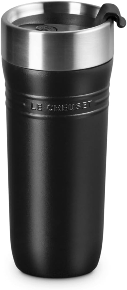 Le Creuset Thermobecher 350ml Schwarz Matt Edelstahl Bild 1