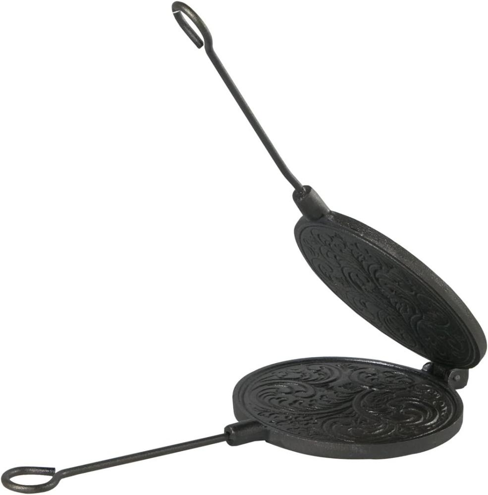 Skeppshult Waffeleisen Gusseisen 15 cm - Schwarz - 10 bis 18 cm Bild 1