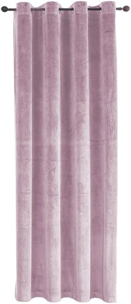 Haus und Deko Gardine Verdunkelungsvorhang Samt weich Ösen Vorhang blickdicht abdunkelnd, Ösen (1 St), Polyester Bild 1