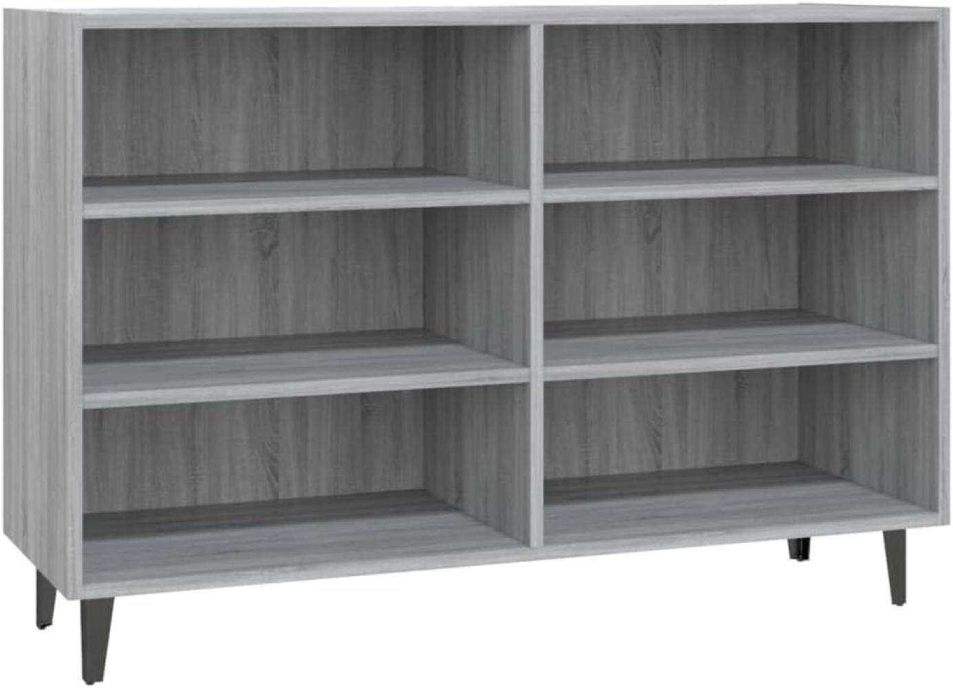 Sideboard Grau Sonoma 103,5 x 35 x 70 cm Holzwerkstoff [813186] Bild 1