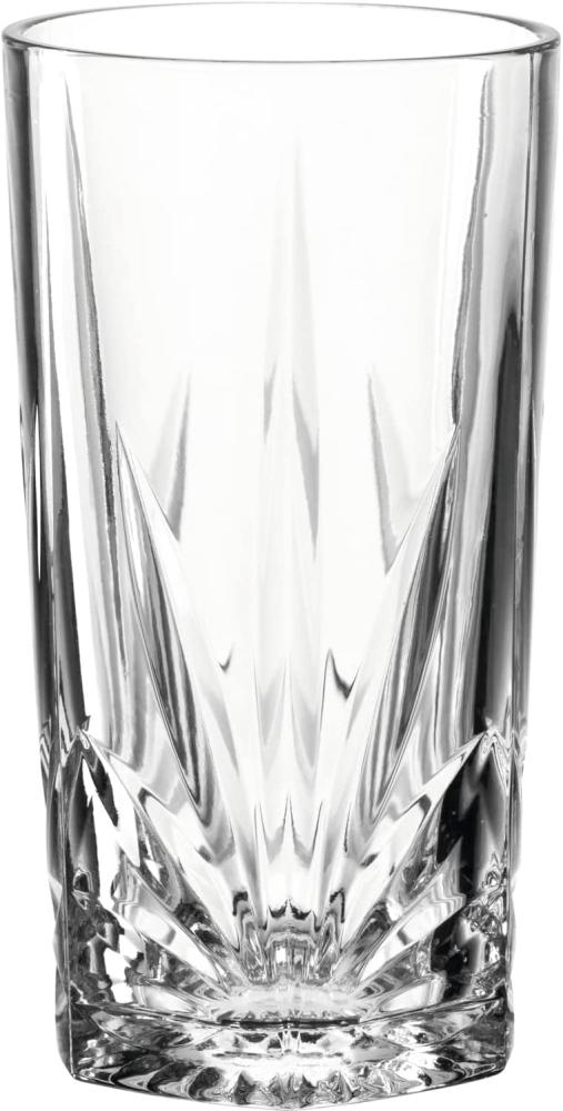 Leonardo Trinkglas Capri, Wasserglas, Saftglas, Kalk-Natron Glas, Klar, 390 ml, 022777 Bild 1