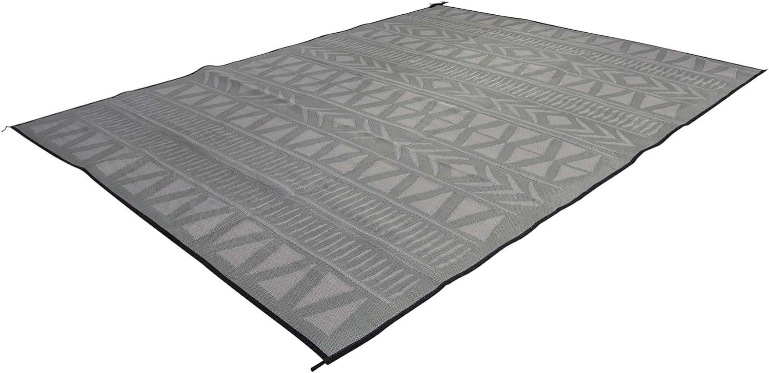 Bo-Camp Außenteppich Chill mat Oxomo 2x1,8 m Taubengrau Bild 1