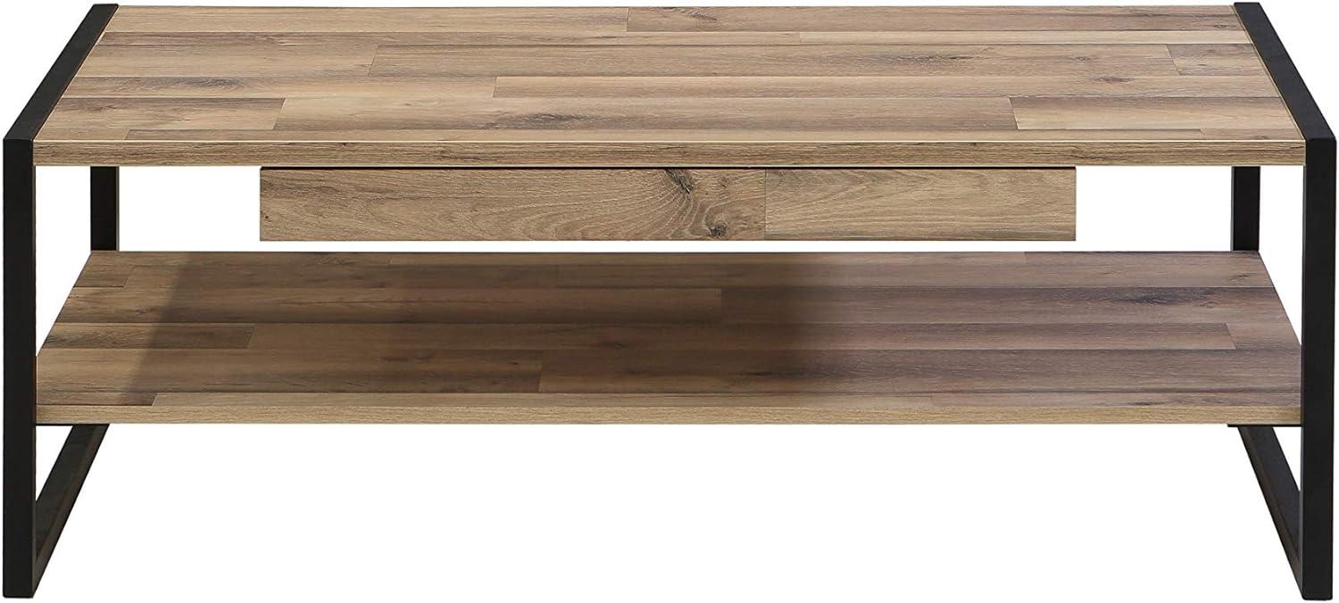 FORTE Coffee Tables Couchtisch, Holzwerkstoff, Braun, 111 x 40 x 60 cm Bild 1