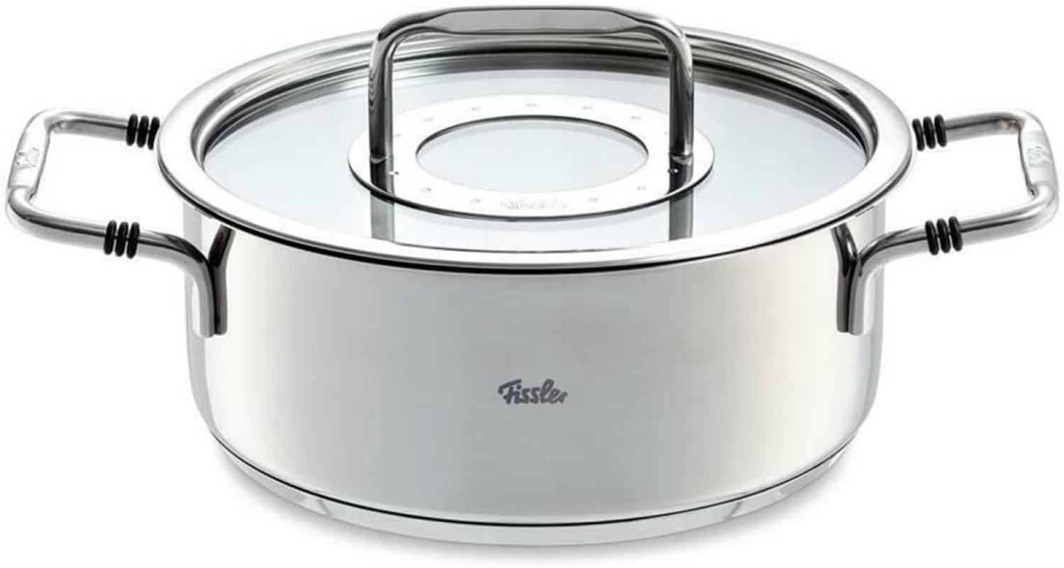 Fissler Bonn Bratentopf, Kochtopf, Schmortopf, Topf, Edelstahl 18/10, Silberfarben, 24 cm, 086 122 24 000 0 Bild 1