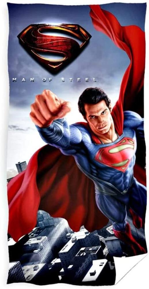 Superman ''Man of Steel'' Badehåndklæde - 100 procent bomuld Bild 1