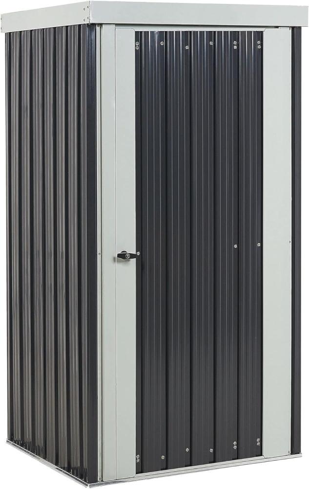 Gerätehaus UMBRIA Metall 98 cm 77 cm Schwarz Bild 1