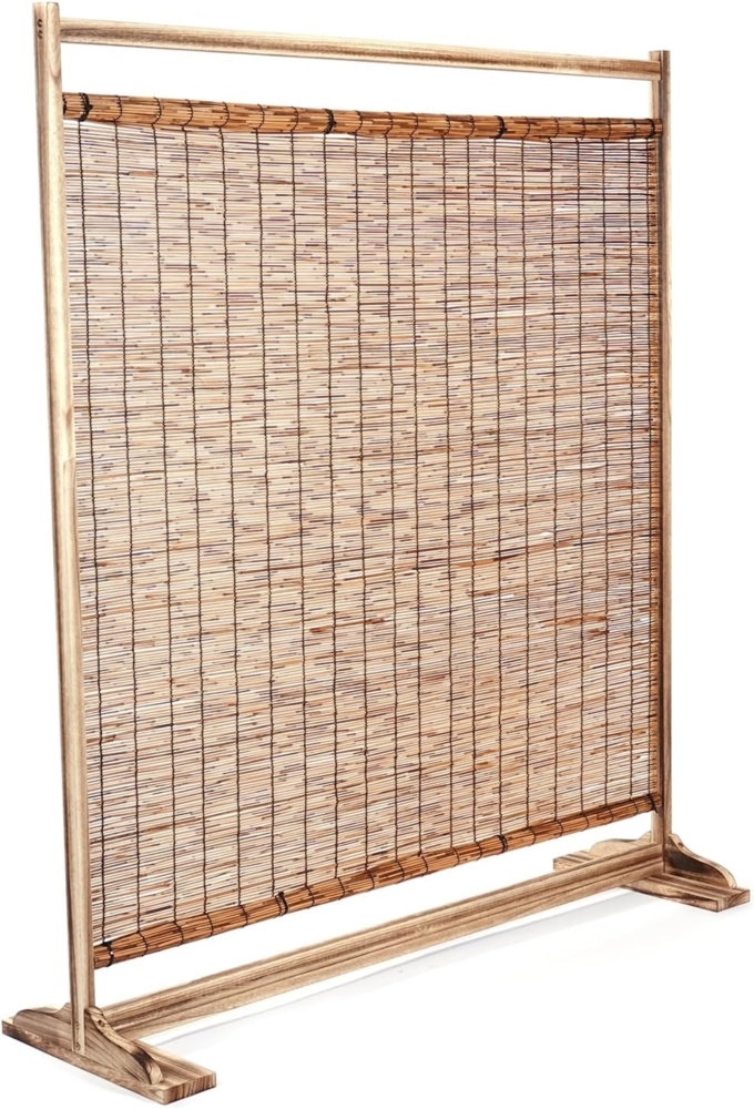 CREEDWOOD Paravent RAUMTEILER "Amara", Schilfrohr, 170x150 cm, Natur Paravent Bild 1