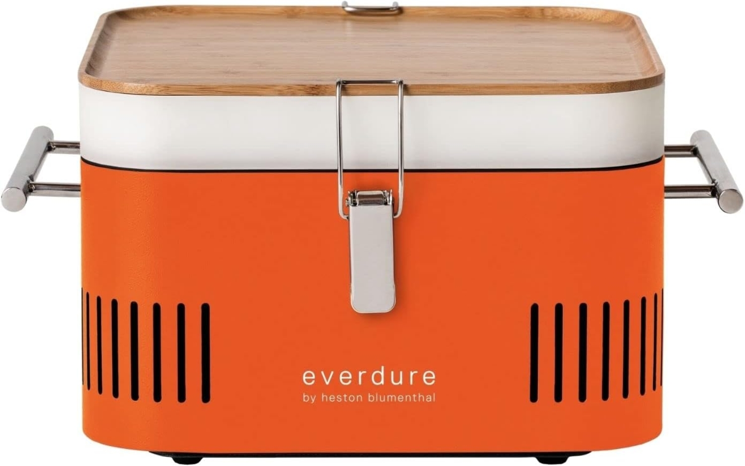 Everdure Holzkohlegrill Cube Farbe Orange tragbar ca. 38 x 32 x 22 cm HBCUBEOEU Bild 1