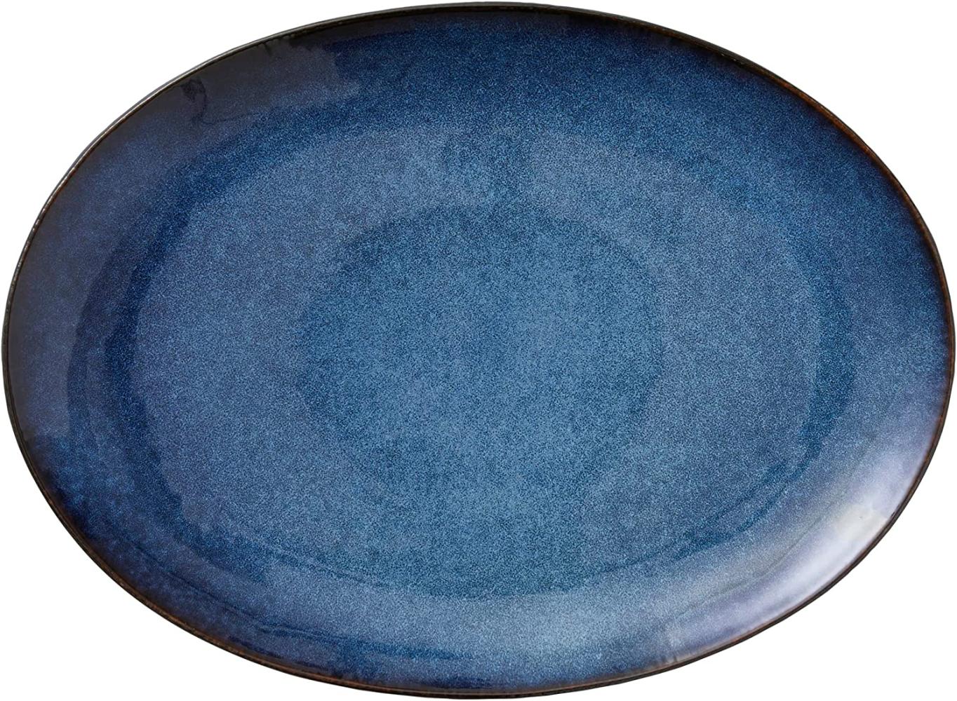 Bitz Servierplatte oval black/dark blue 45 x 34 cm Bild 1