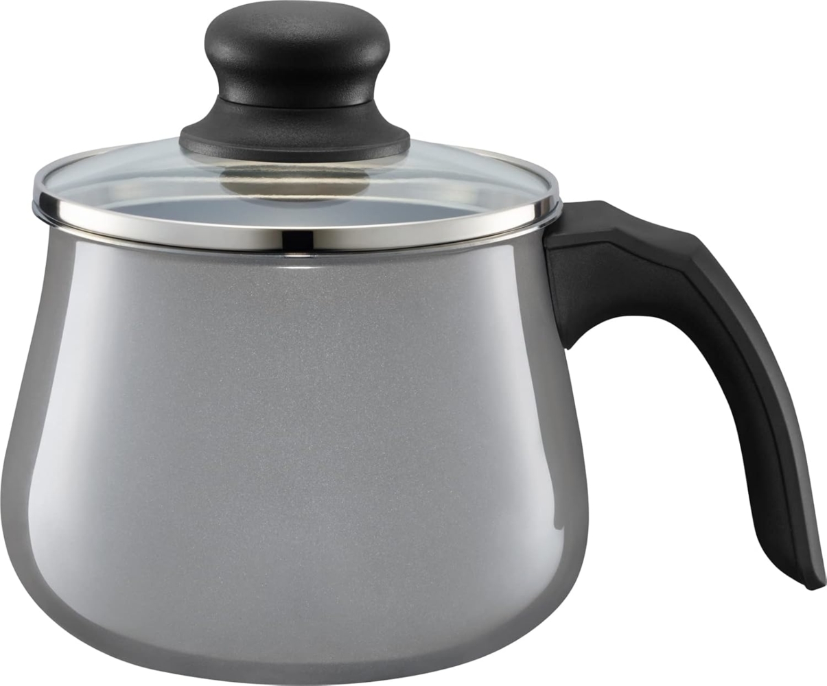 WMF Fusiontec Mineral Mini-Topf mit Glasdeckel, 12 cm, Platinum 3201111528 Bild 1