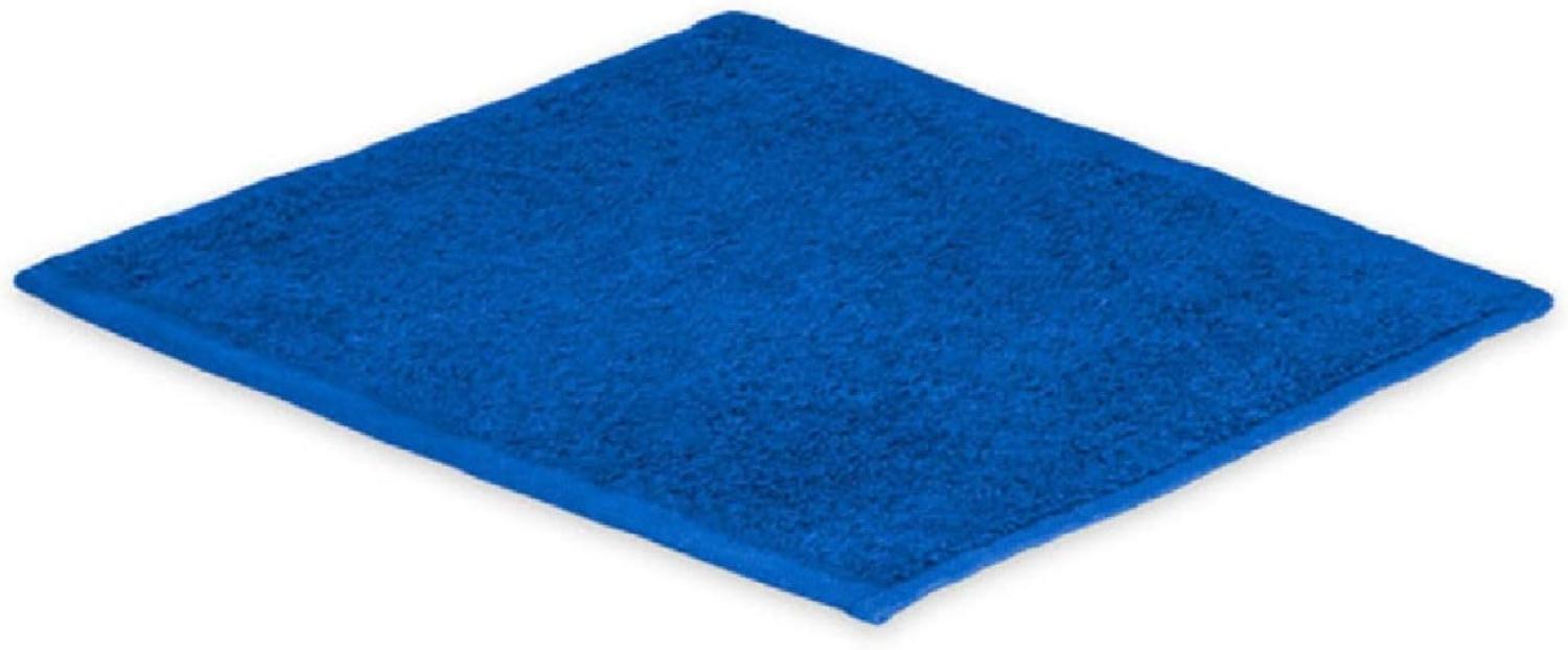 Seiftuch Frottier 500 g/m² 30 x 30 cm Royalblau Bild 1