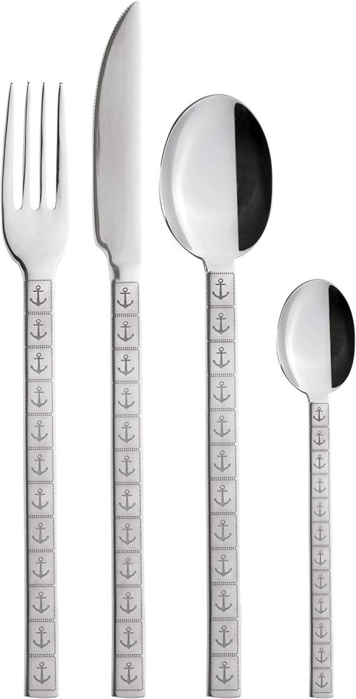 Besteck Set Premium - 24 teilig, Edelstahl Bild 1