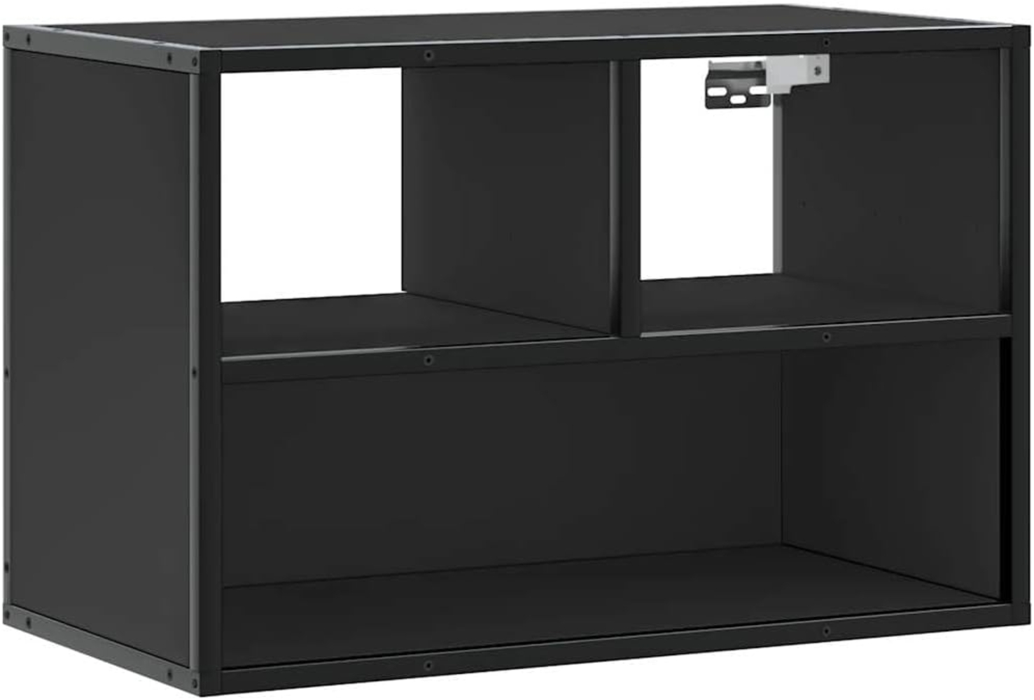 TV-Schrank Schwarz 60x31x39,5 cm Holzwerkstoff und Metall 848914 Bild 1