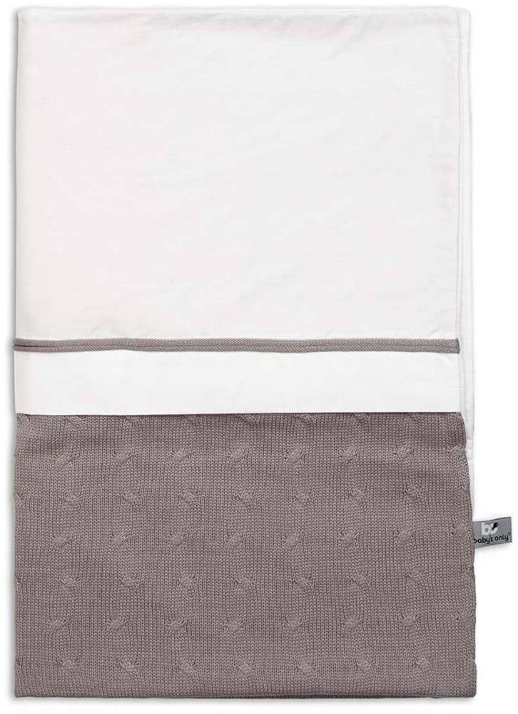 Baby's Only 130929 Kinder Bettwäsche/Bettbezug Zopf gestrickt inklusive Kissenbezug, 100x135 cm Bild 1