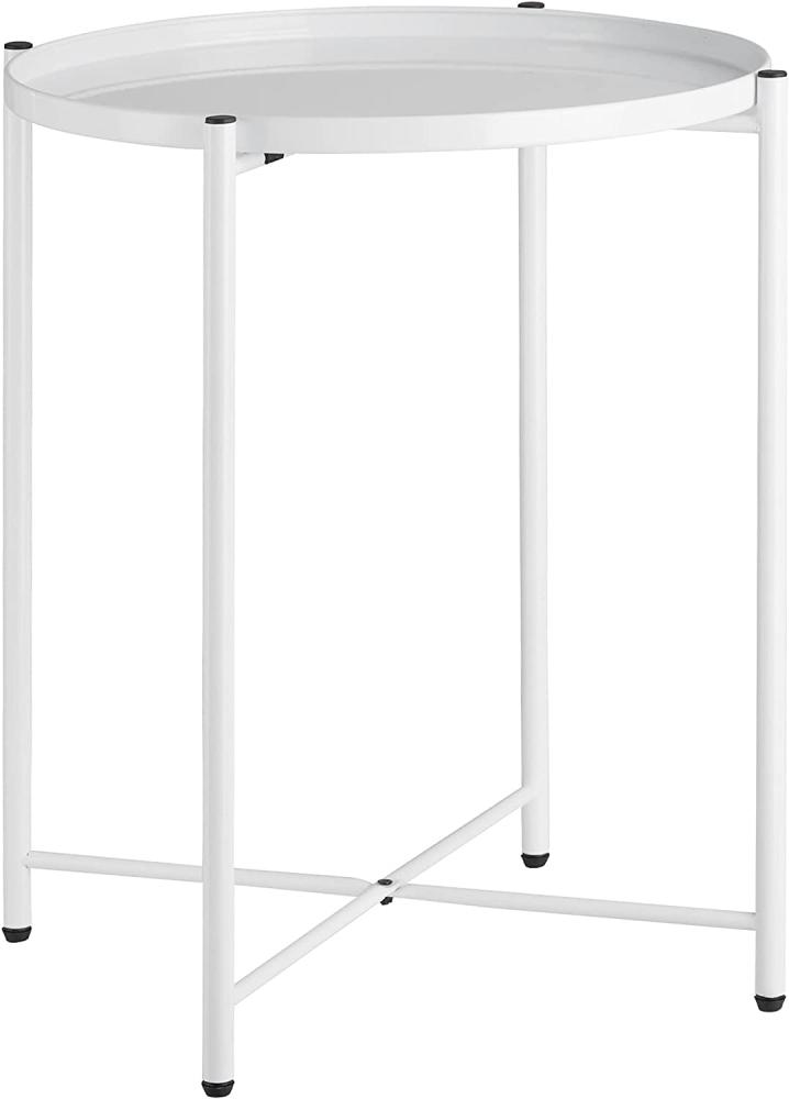 Beistelltisch Chester 45,5x45,5x53cm - weiß Bild 1