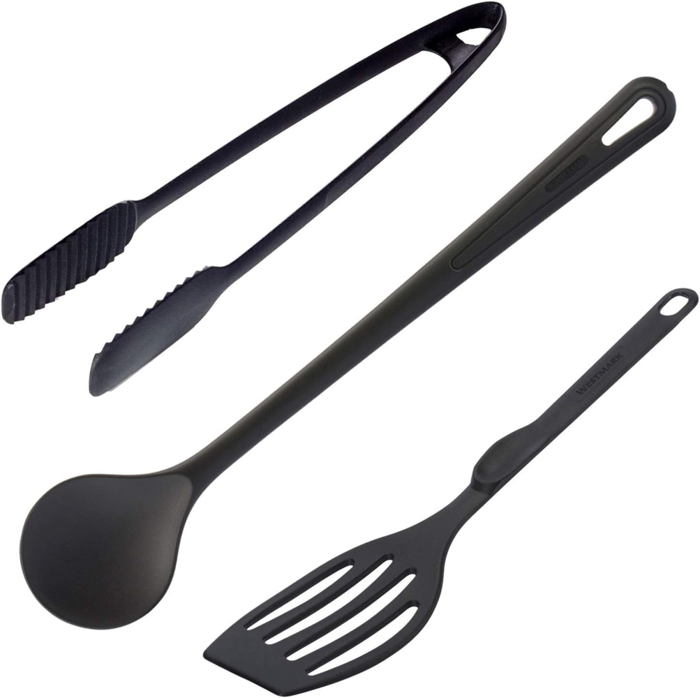WESTMARK Kochbesteck-Set Set, 3-tlg, Pfannenwender, Rührlöffel und Brat-/Servierzange Bild 1