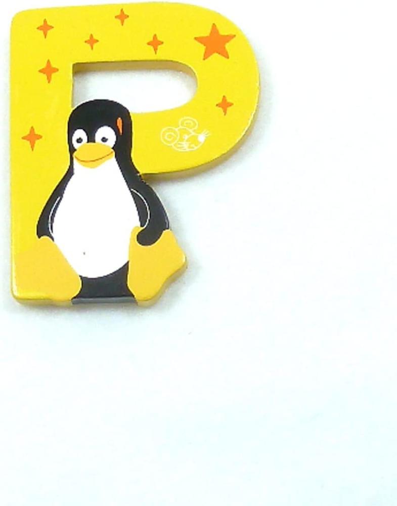 SpielMaus Holzbuchstabe 'P' - 1 Buchstabe, zufällige Auswahl, keine Vorauswahl möglich Bild 1
