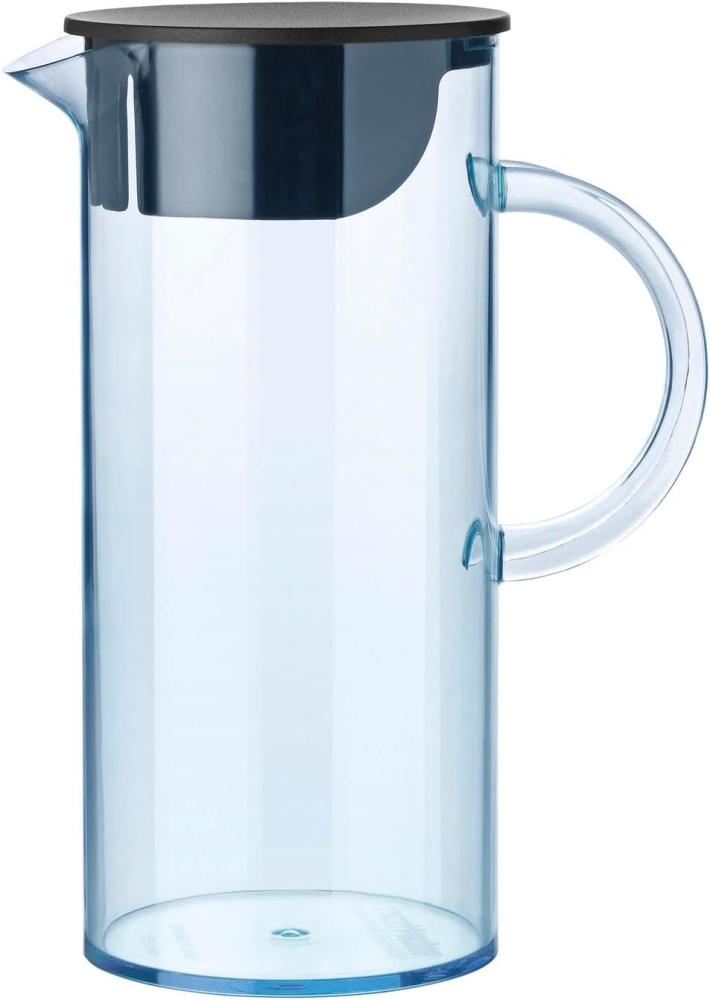 Stelton EM Kanne mit Deckel 1,5 L. - blau, Designer Karaffe, 1,5L. Ø 10,5cm Höhe 23,3cm, 1310 Bild 1