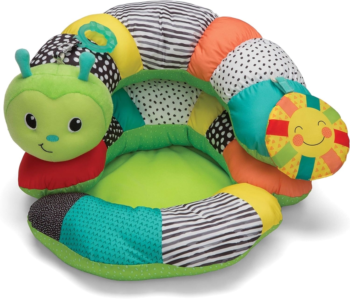 INFANTINO Prop-A-Pillar Tummy Time & Seated Support - Pillow Support for Newborn & Older Babies with Detachable Support Pillow & Toys, Development of Strong Head & Neck Muscles Bild 1