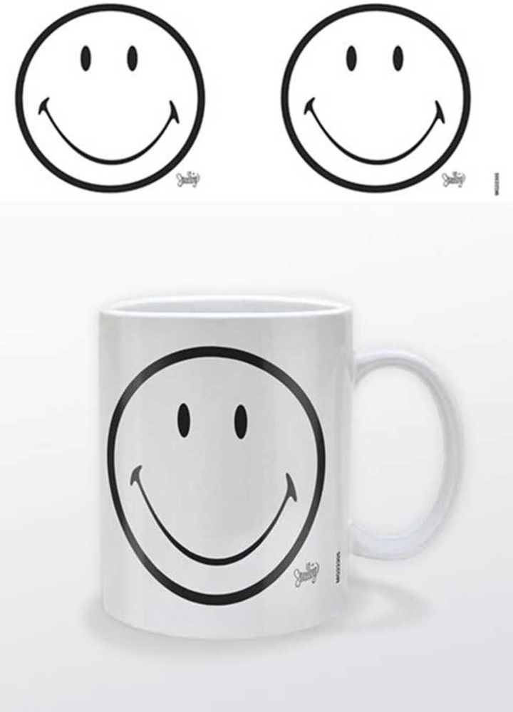 empireposter Smiley White Größe (cm), ca. Ø8,5 H9,5cm Lizenz Tasse, NEU Beschreibung: Keramik Tasse Bild 1