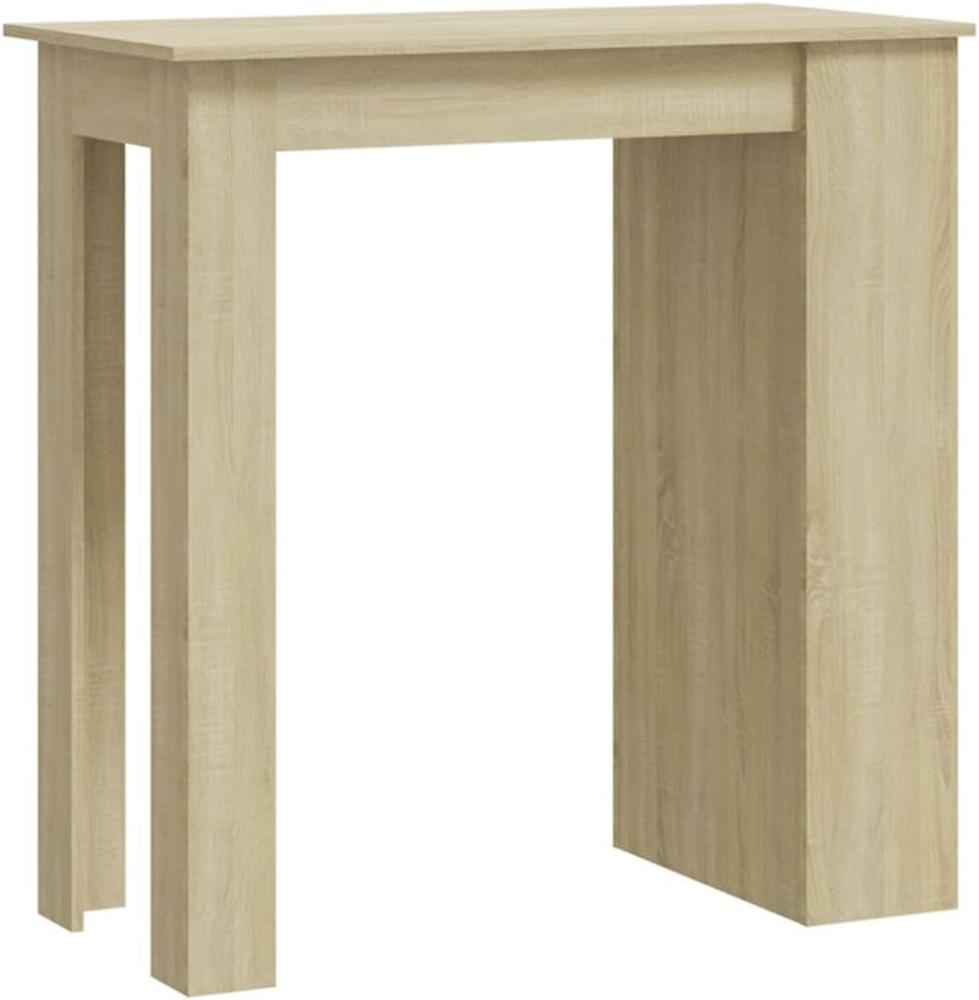 Bartisch mit Regal Sonoma-Eiche 102 x 50 x 103,5 cm Spanplatte [809470] Bild 1