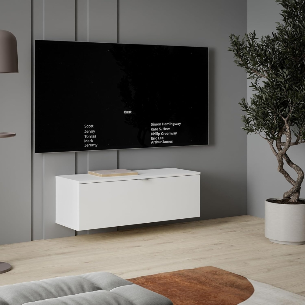 FORTE Lowboard LibertadTV-Board, TV-Schrank, TV Board, erweiterbar, Wandmontage, Metallgriff Bild 1