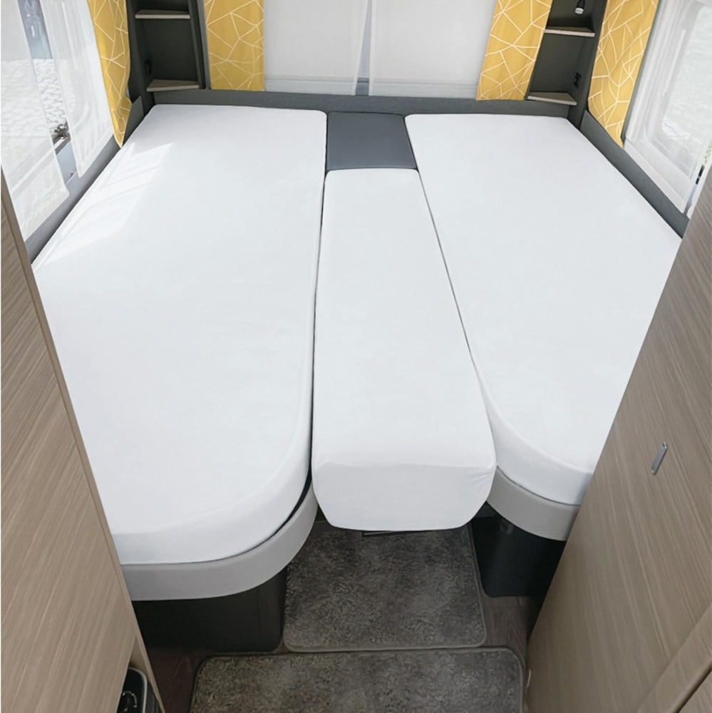 Erwin Müller Spannbettlaken, Molton, Gummizug: Rundumgummi, (1 Stück), Frottee wasserdicht/kochfest Uni Bild 1