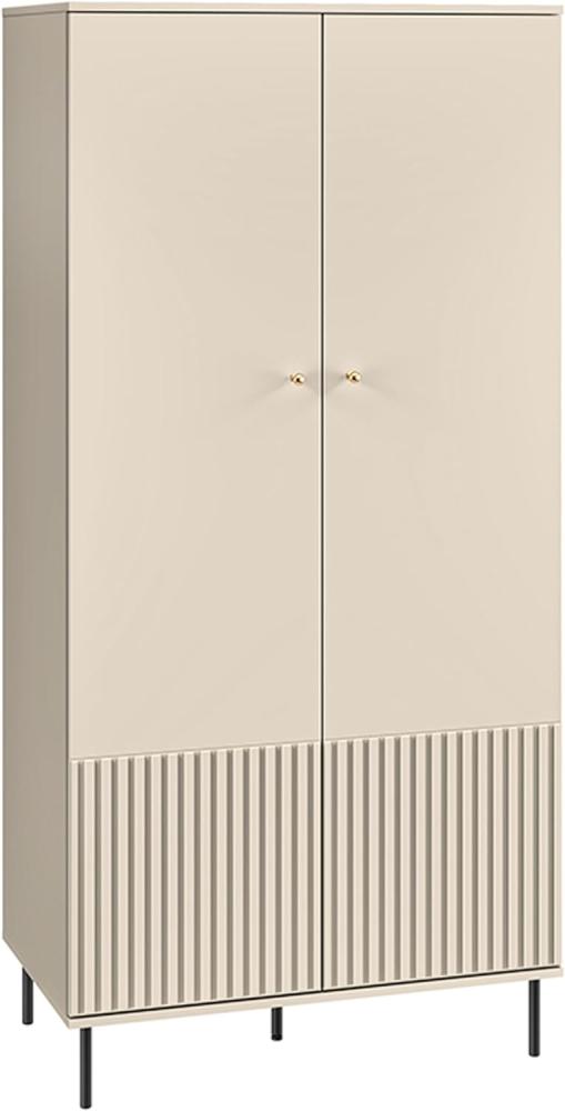 Kleiderschrank Sophie Garderobenschrank 92x53x190cm kaschmir matt Bild 1