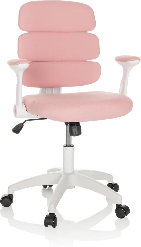 hjh OFFICE Kinderdrehstuhl Kid ERGOLINO W Kinderstuhl mit ergonomischer Rückenlehne, Rosa, 736429 Bild 1