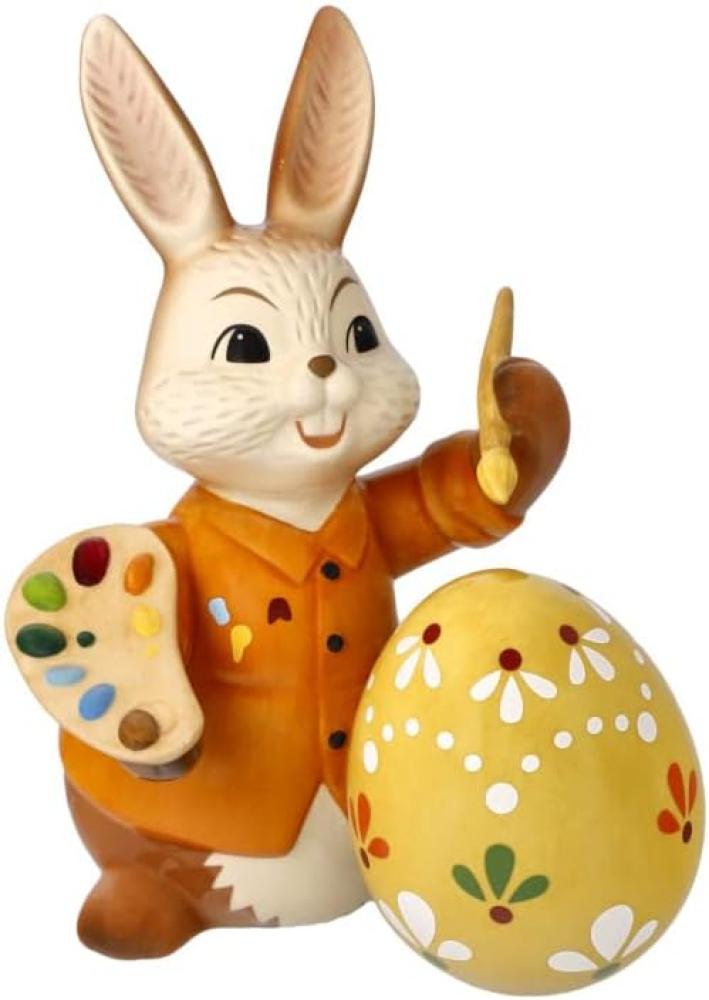 Goebel Figur Hase - Bald ist es fertig!, Osterhasen, Osterdeko, Ostern, Steingut, 15 cm, 66844891 Bild 1