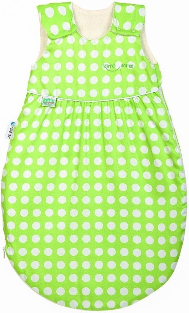 Odenwälder 1388-1248 Gr. 70 cm Dots limette Klimasoft-Sommerschlafsack cold Bild 1