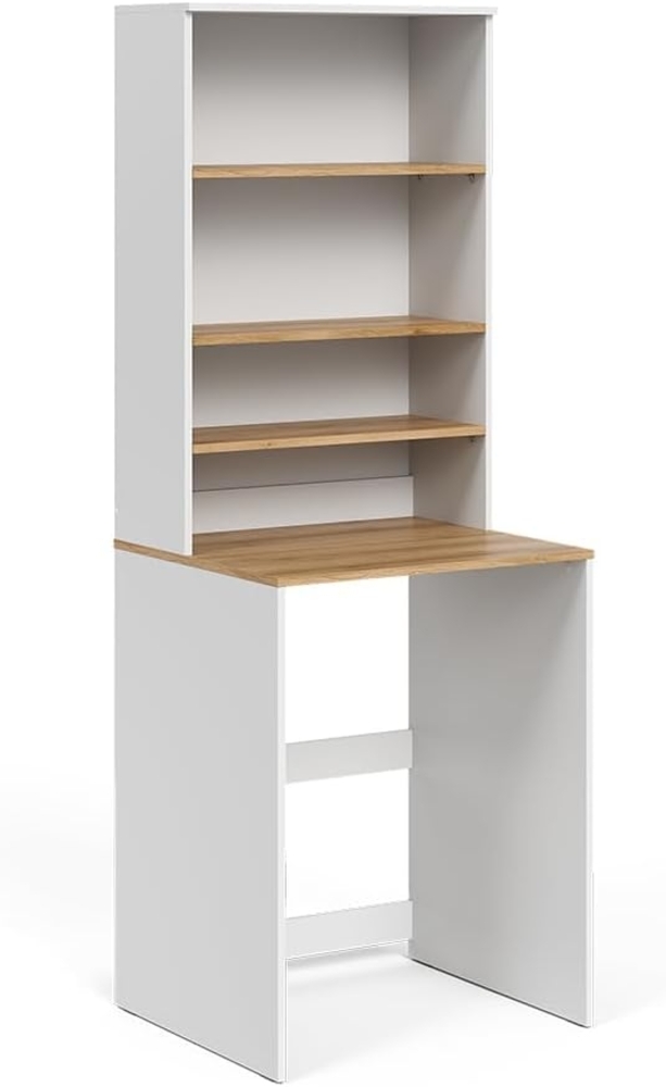 Waschmaschinenschrank Viktor Weiß/Artisan 66 x 88.2 cm 2 Teile mit Regal Vicco Bild 1