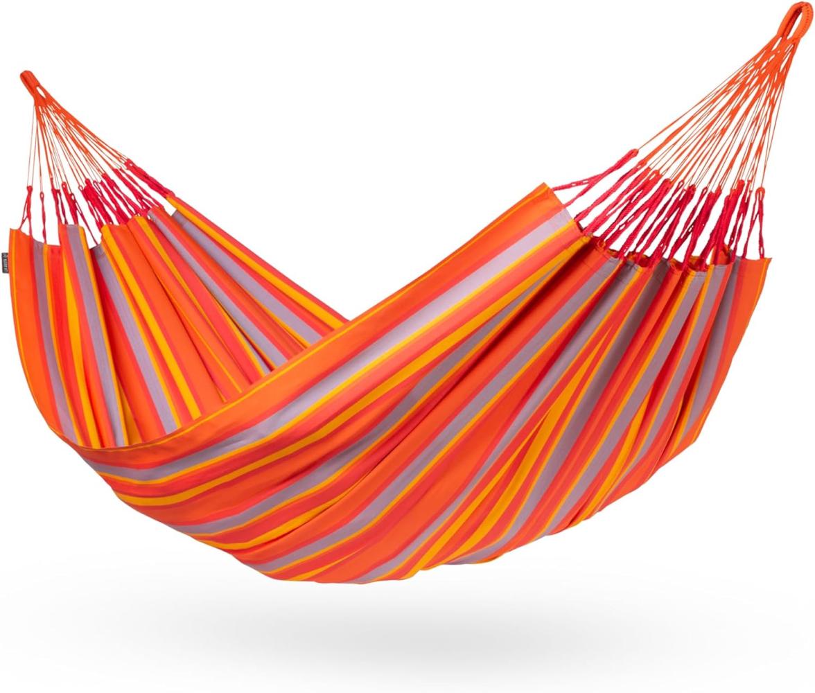 La Siesta Hängematte BRISA toucan orange klassische Doppel-Hängematte Outdoor Bild 1