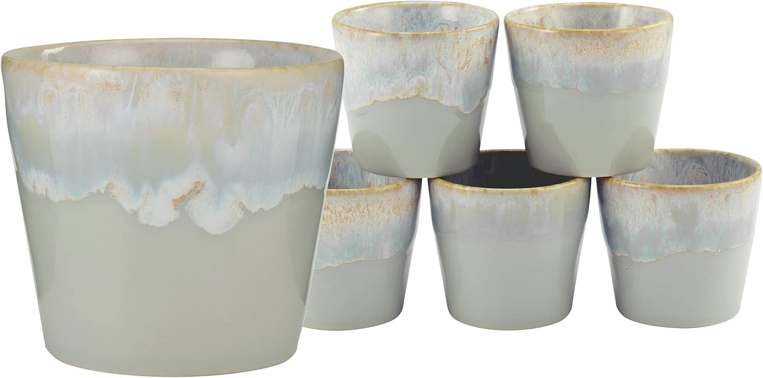 CreaTable, Serie Grespresso, Espresso Set 6 teilig Grau Bild 1