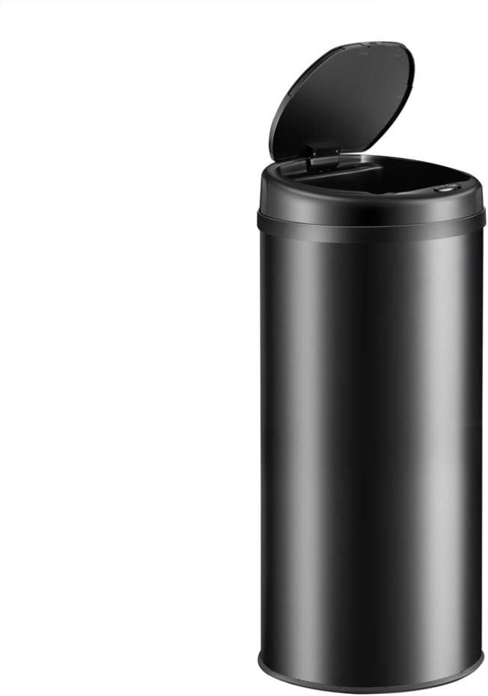 MONZANA® LED Sensormülleimer Schwarz 30 L Bild 1