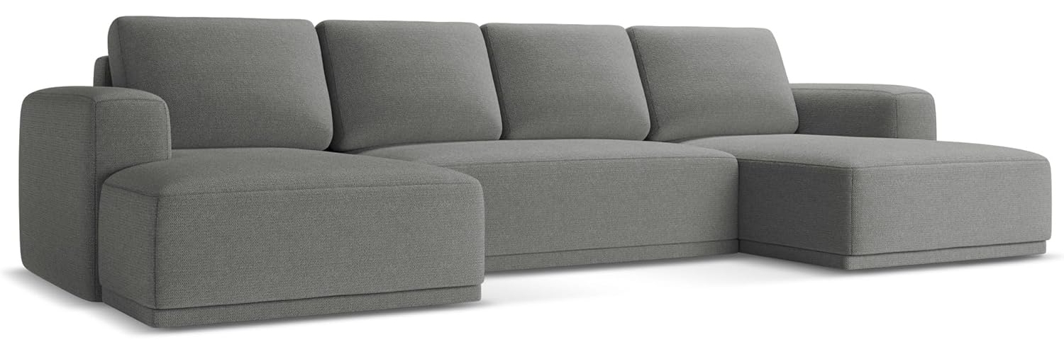 Wohnlandschaft mit Schlaffunktion Kaila in Strukturstoff Bild 1