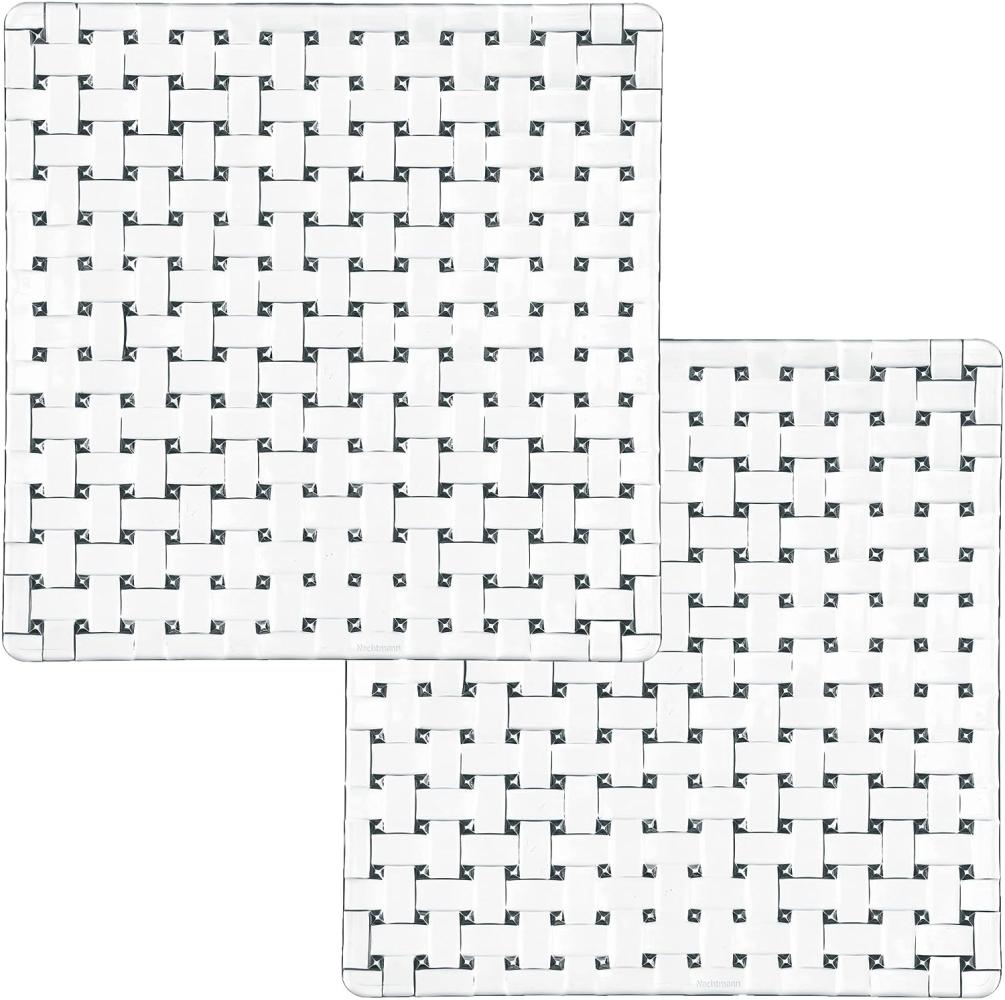 Nachtmann Bossa Nova Platte, 2er Set, Servierplatte, Dekoplatte, Obstschale, Kristallglas, 21 cm, 0097632-0 Bild 1