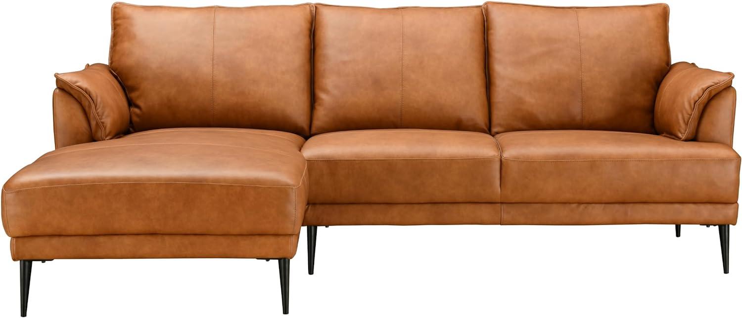 3-Sitzer Ecksofa Links Soul Braun Bild 1