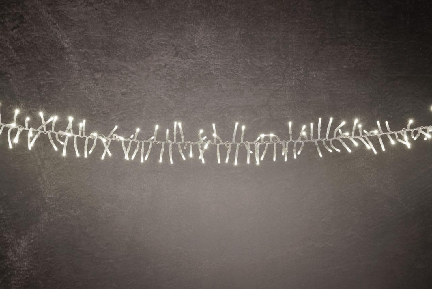TrendLine LED-Lichterkette Cluster Außen 3 m warmweiß-transparent mit Timer, Dimmer Bild 1