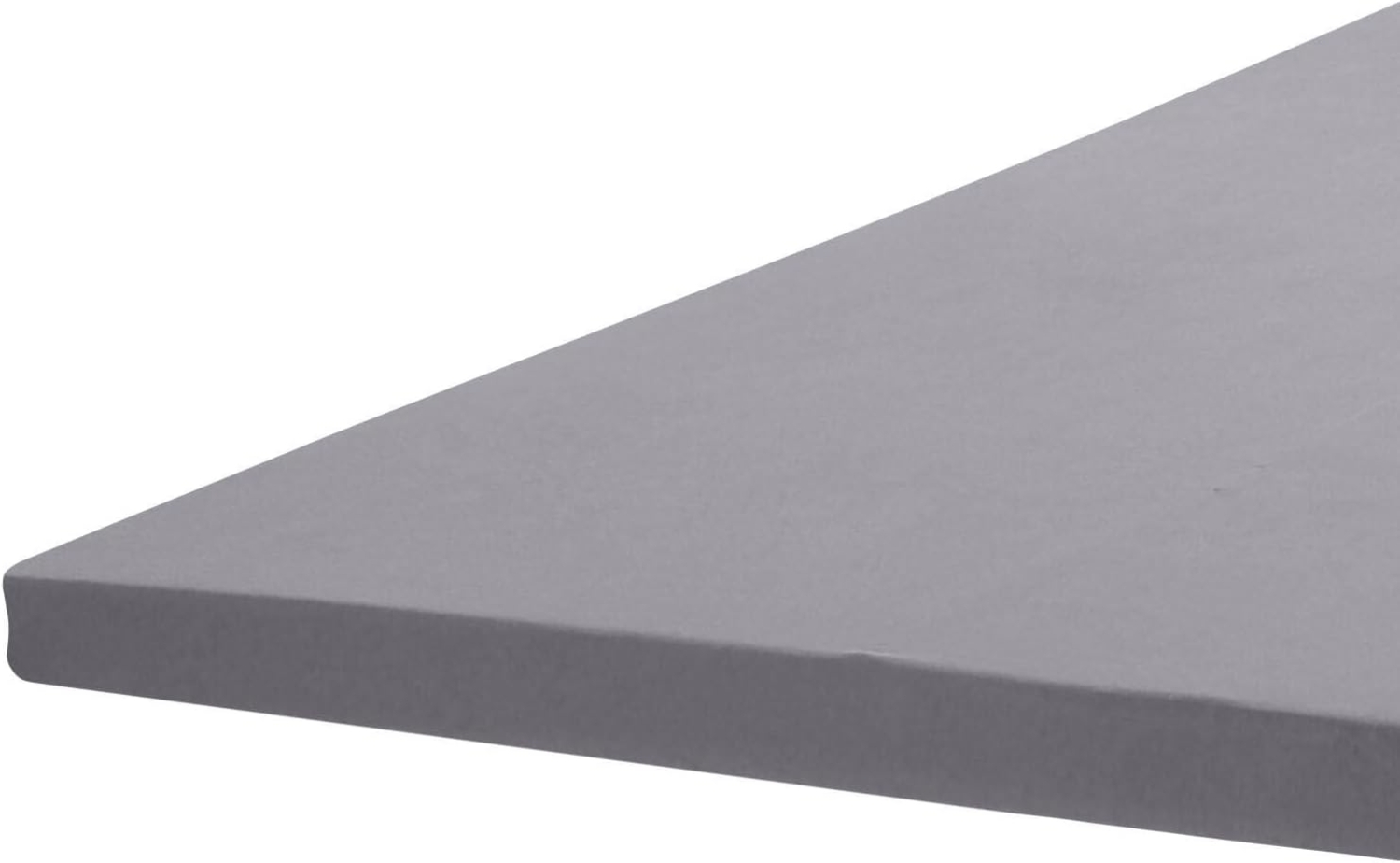 BettwarenShop Jersey-Elasthan Topper Spannbettlaken Multi-Stretch|140x200 - 160x220 cm| grau Bild 1